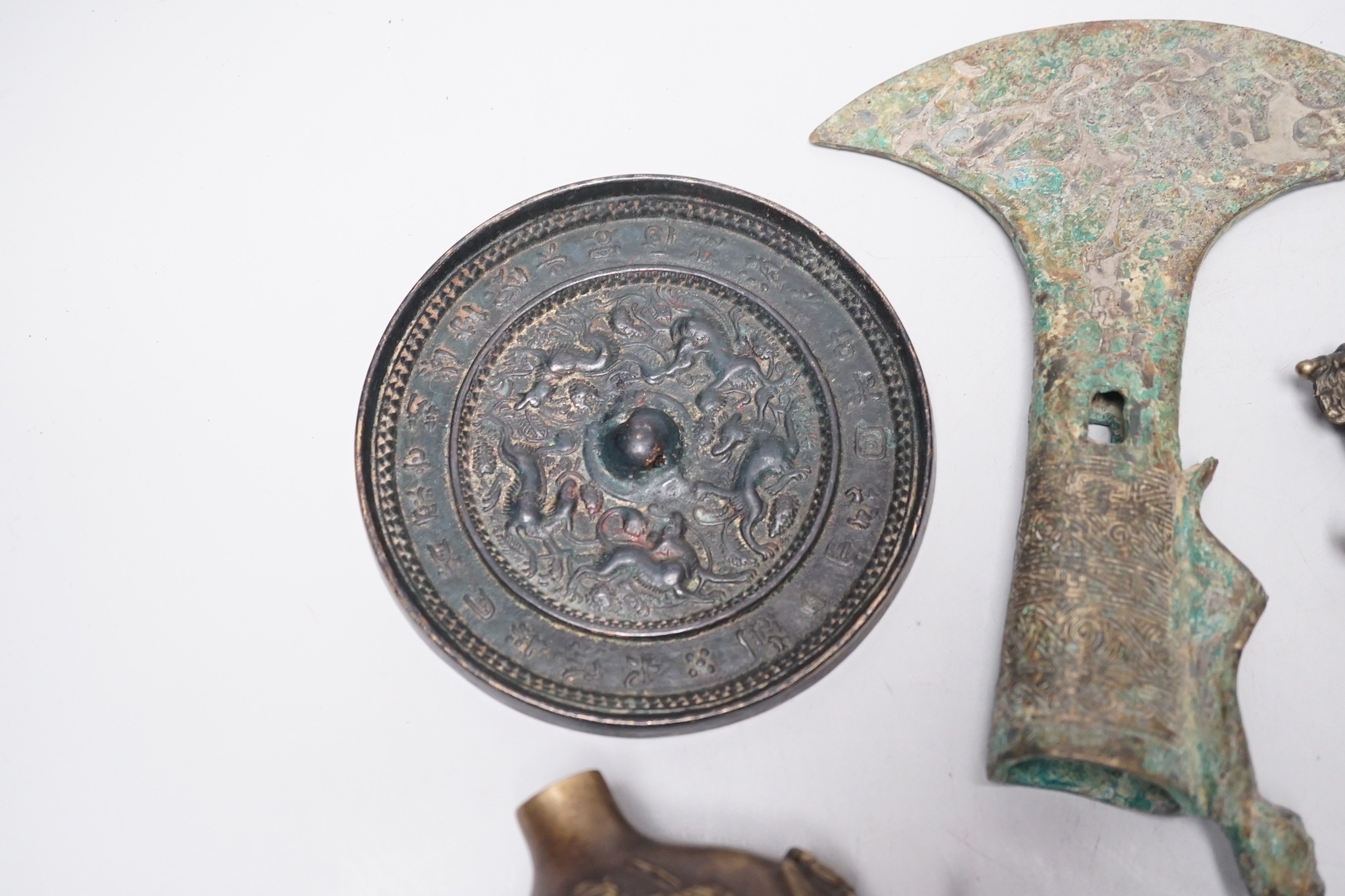 A group of archaistic Chinese bronzes